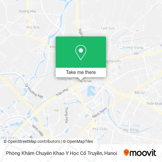 Phòng Khám Chuyên Khao Y Học Cổ Truyền map