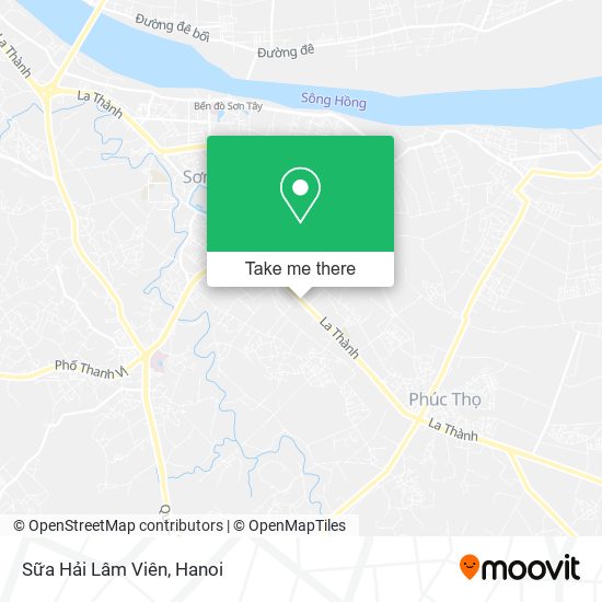 Sữa Hải Lâm Viên map