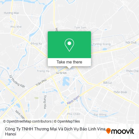 Công Ty TNHH Thương Mại Và Dịch Vụ Bảo Linh Vina map