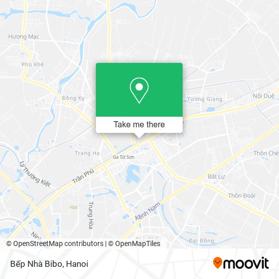 Bếp Nhà Bibo map