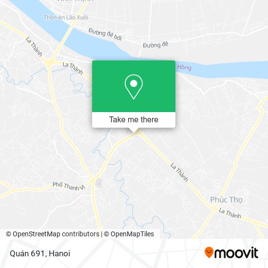 Quán 691 map