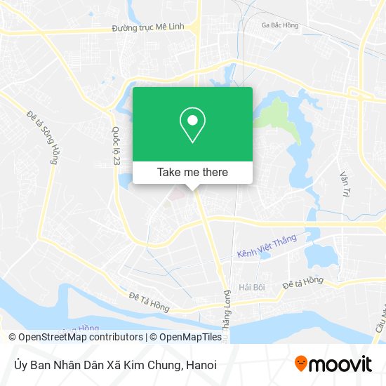 Ủy Ban Nhân Dân Xã Kim Chung map