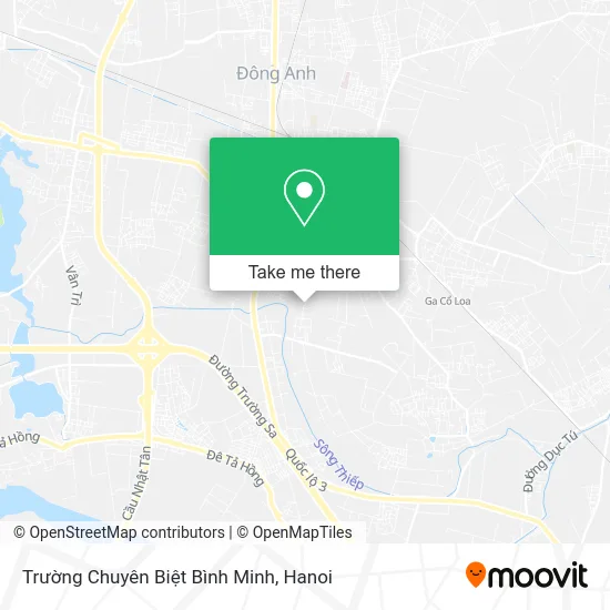 Trường Chuyên Biệt Bình Minh map