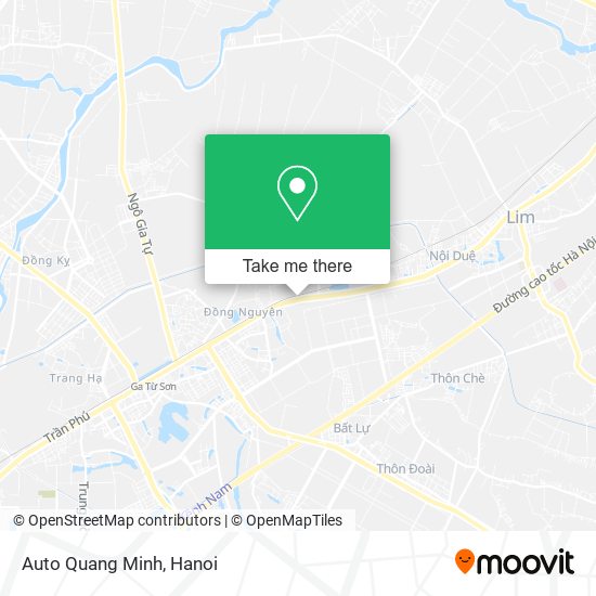 Auto Quang Minh map