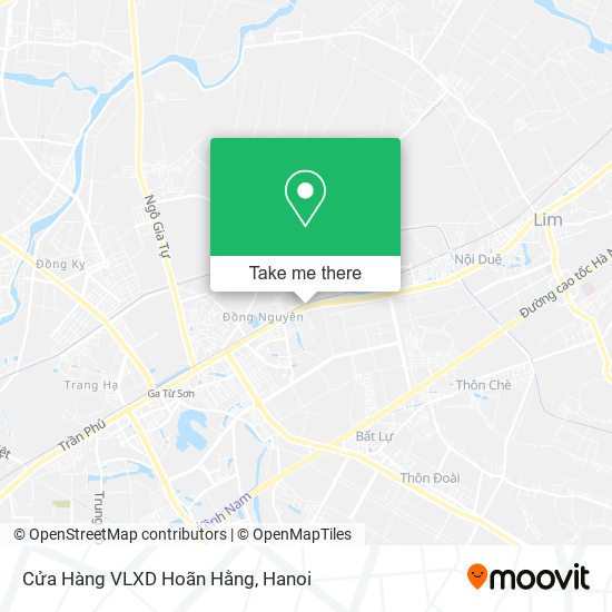 Cửa Hàng VLXD Hoãn Hằng map