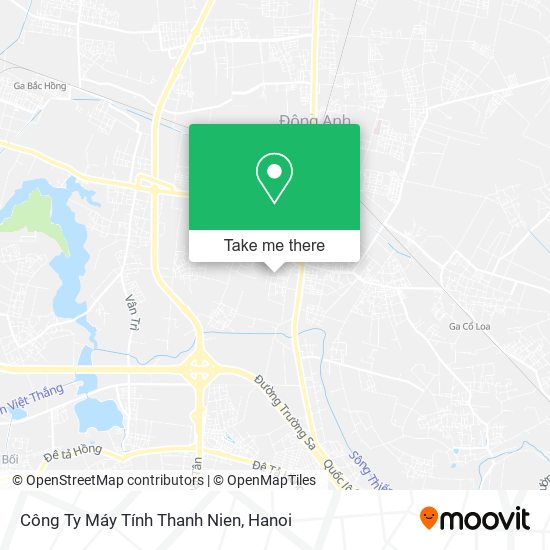 Công Ty Máy Tính Thanh Nien map