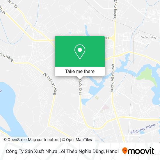Công Ty Sản Xuất Nhựa Lõi Thép Nghĩa Dũng map
