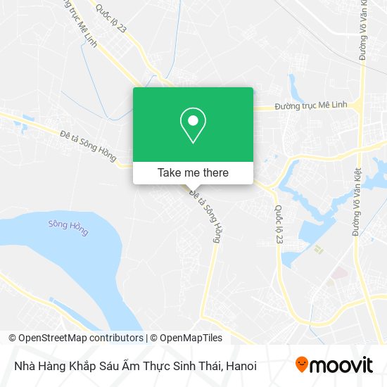 Nhà Hàng Khắp Sáu Ẩm Thực Sinh Thái map