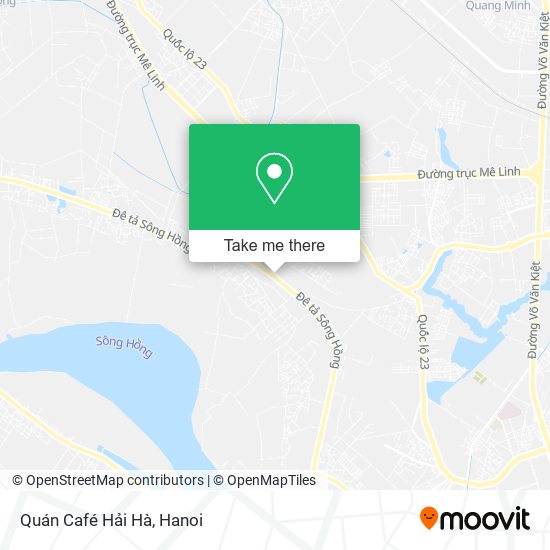 Quán Café Hải Hà map