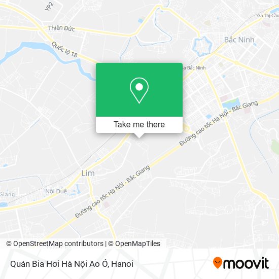 Quán Bia Hơi Hà Nội Ao Ó map