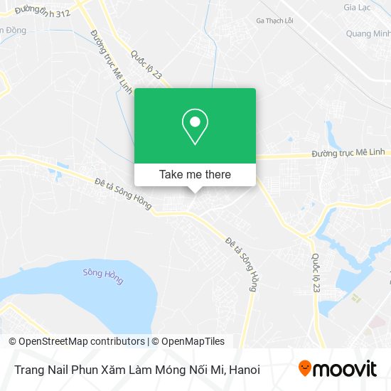 Trang Nail Phun Xăm Làm Móng Nối Mi map