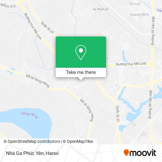 Nhà Ga Phúc Yên map