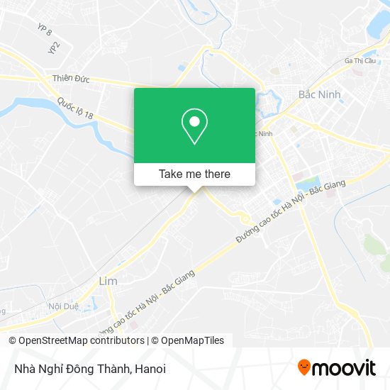 Nhà Nghỉ Đông Thành map