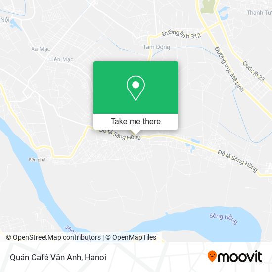 Quán Café Vân Anh map
