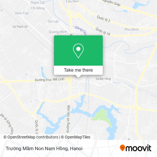 Trường Mầm Non Nam Hồng map