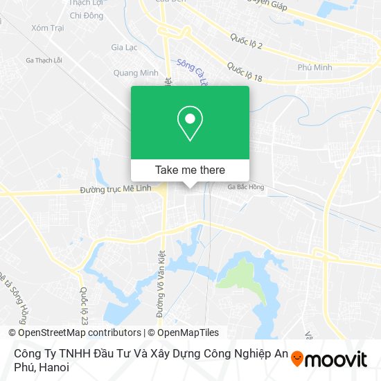 Công Ty TNHH Đầu Tư Và Xây Dựng Công Nghiệp An Phú map