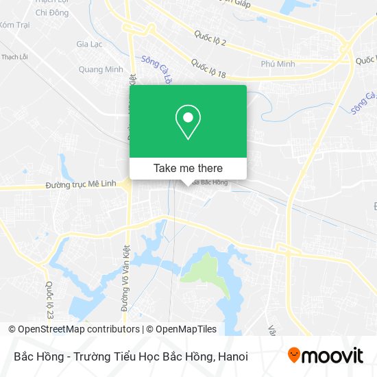 Bắc Hồng - Trường Tiểu Học Bắc Hồng map