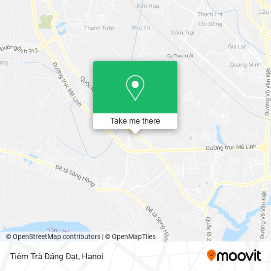 Tiệm Trà Đáng Đạt map