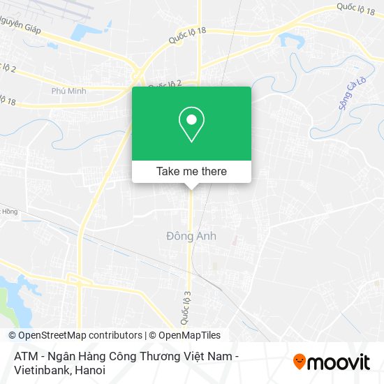 ATM - Ngân Hàng Công Thương Việt Nam - Vietinbank map