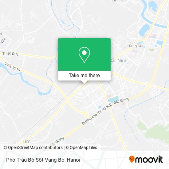 Phở Trâu Bò Sốt Vang Bò map