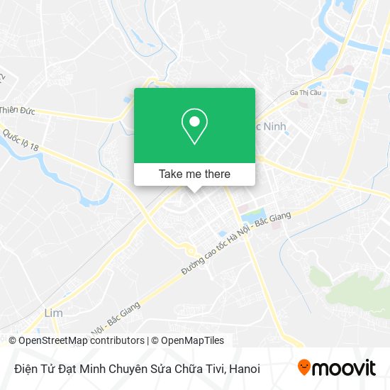 Điện Tử Đạt Minh Chuyên Sửa Chữa Tivi map