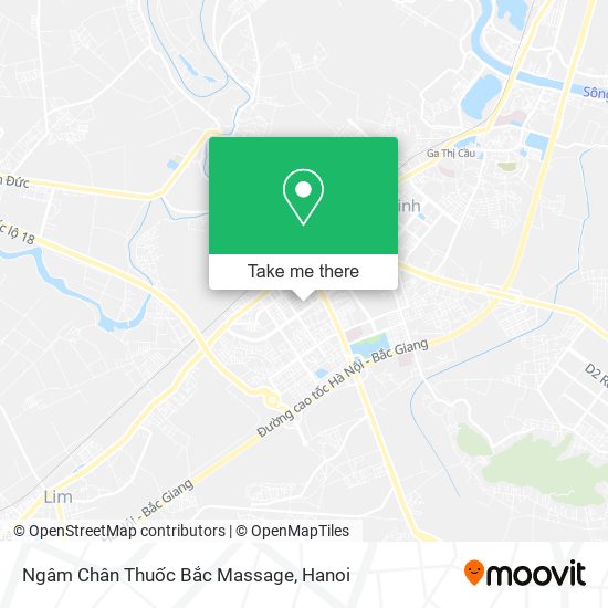 Ngâm Chân Thuốc Bắc Massage map
