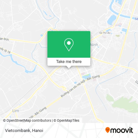 Vietcombank map