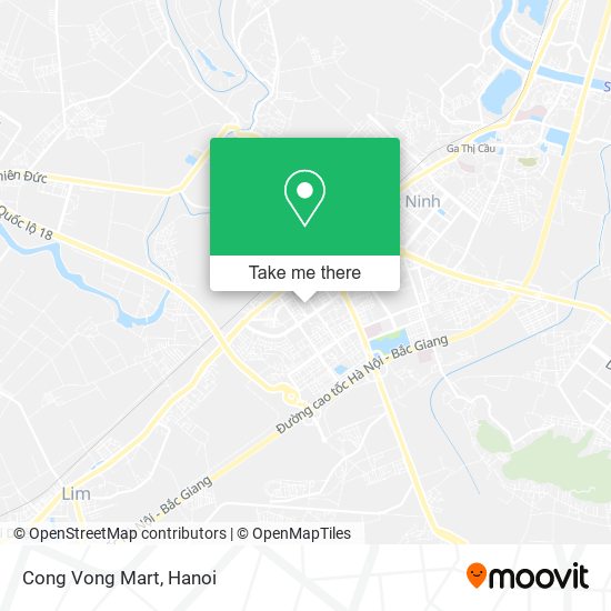 Cong Vong Mart map