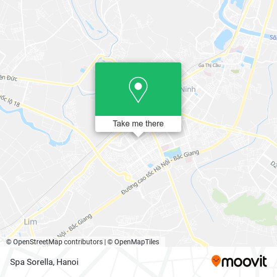 Spa Sorella map