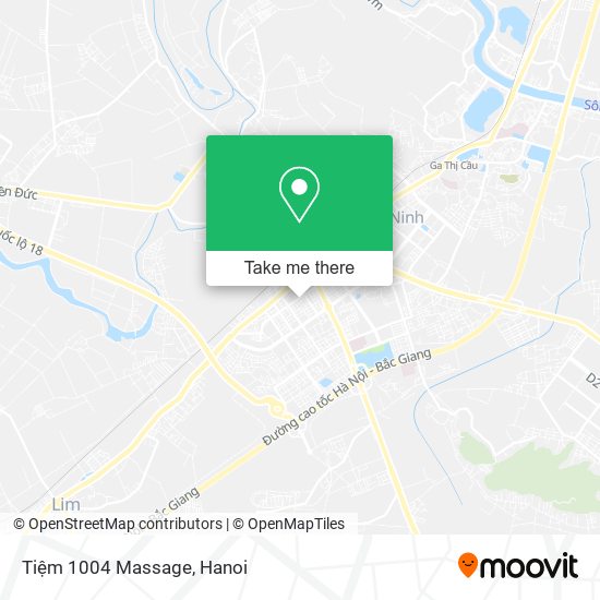 Tiệm 1004 Massage map