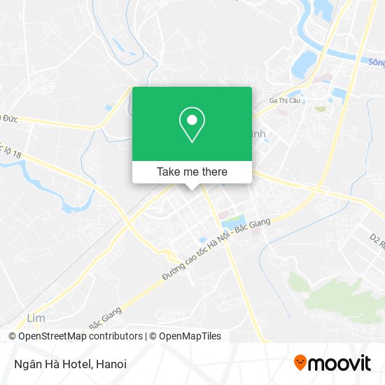 Ngân Hà Hotel map