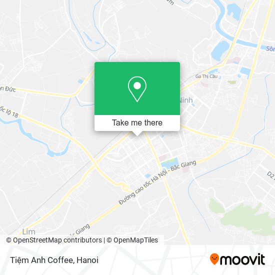 Tiệm Anh Coffee map