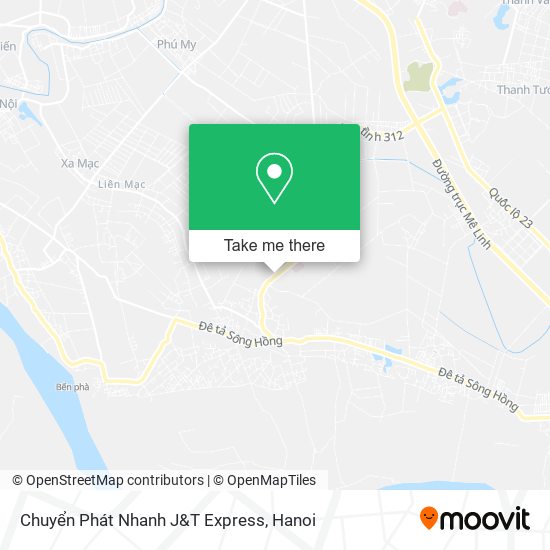 Chuyển Phát Nhanh J&T Express map