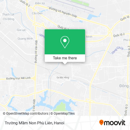 Trường Mầm Non Phù Liên map