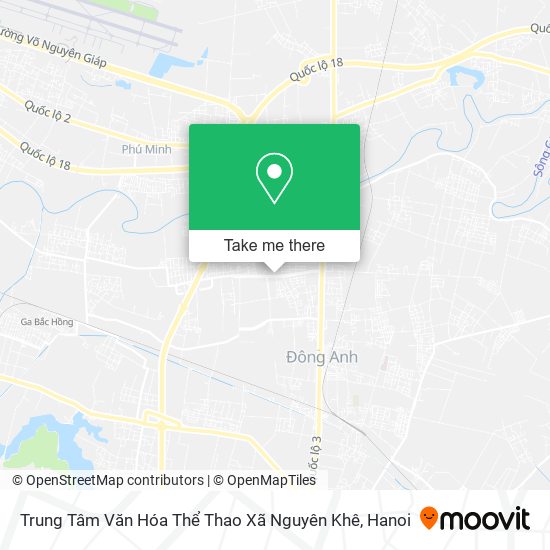 Trung Tâm Văn Hóa Thể Thao Xã Nguyên Khê map