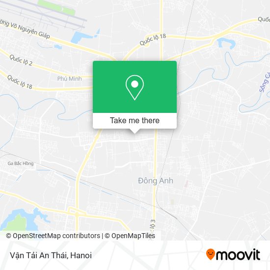 Vận Tải An Thái map