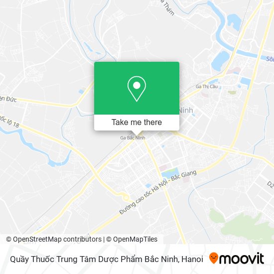 Quầy Thuốc Trung Tâm Dược Phẩm Bắc Ninh map