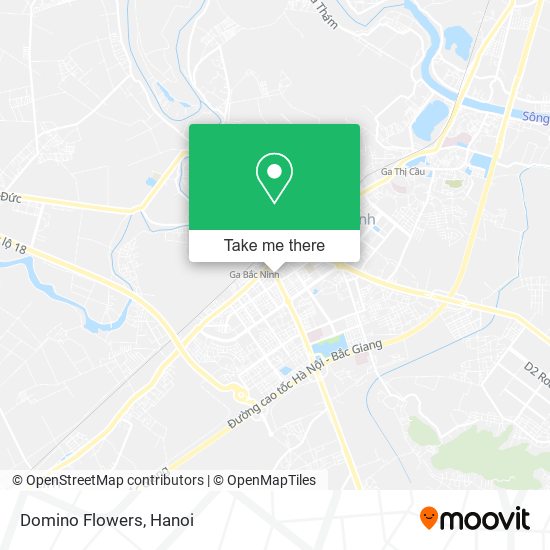 Domino Flowers map