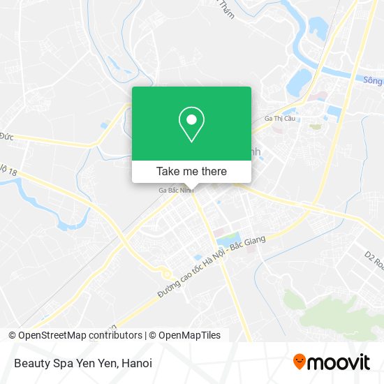 Beauty Spa Yen Yen map