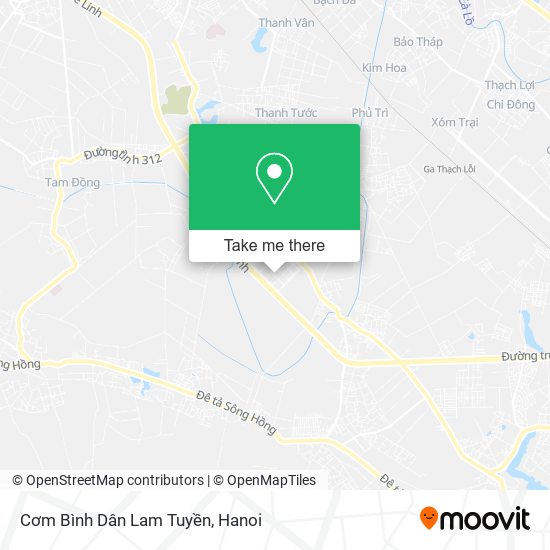 Cơm Bình Dân Lam Tuyền map