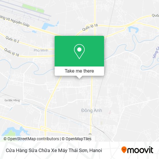 Cửa Hàng Sửa Chữa Xe Máy Thái Sơn map