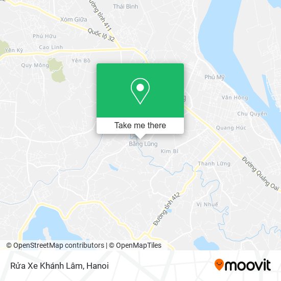 Rửa Xe Khánh Lâm map