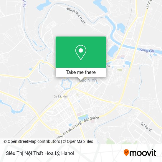 Siêu Thị Nội Thất Hoa Lý map