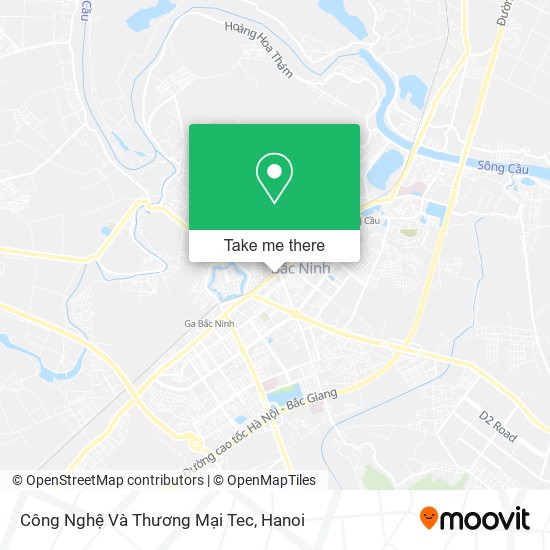 Công Nghệ Và Thương Mại Tec map