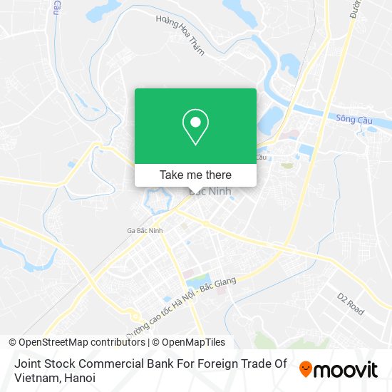 Joint Stock Commercial Bank For Foreign Trade Of Vietnam map