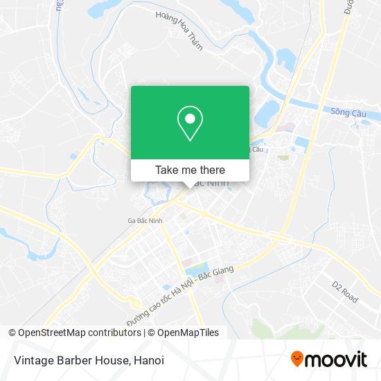 Vintage Barber House map