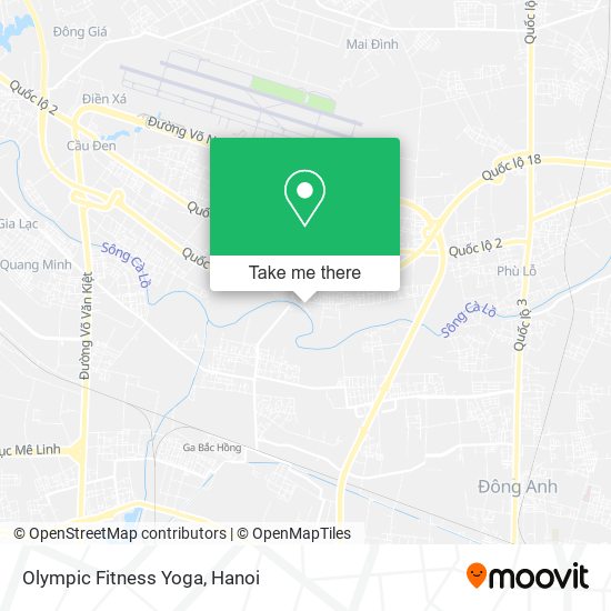 Olympic Fitness Yoga map