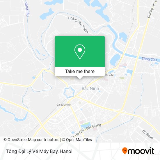 Tổng Đại Lý Vé Máy Bay map