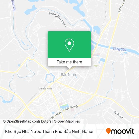 Kho Bạc Nhà Nước Thành Phố Bắc Ninh map