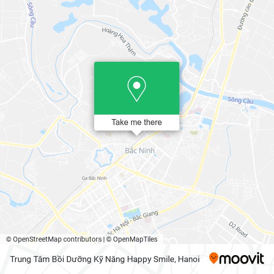 Trung Tâm Bồi Dưỡng Kỹ Năng Happy Smile map